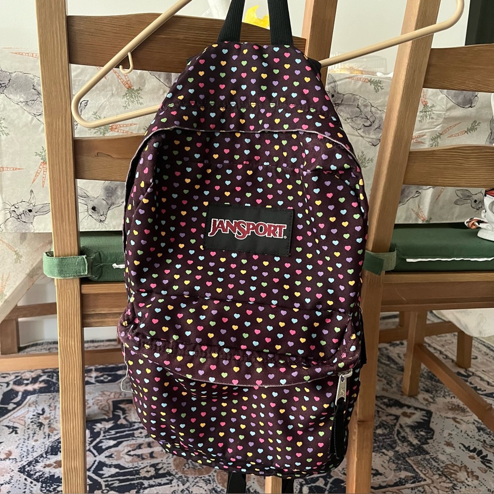 Limited Edition JanSport Heart Pattern Backpack